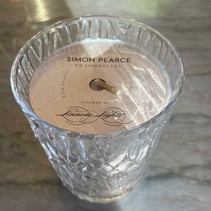 Simon Pearce Tranquility soy candle.
